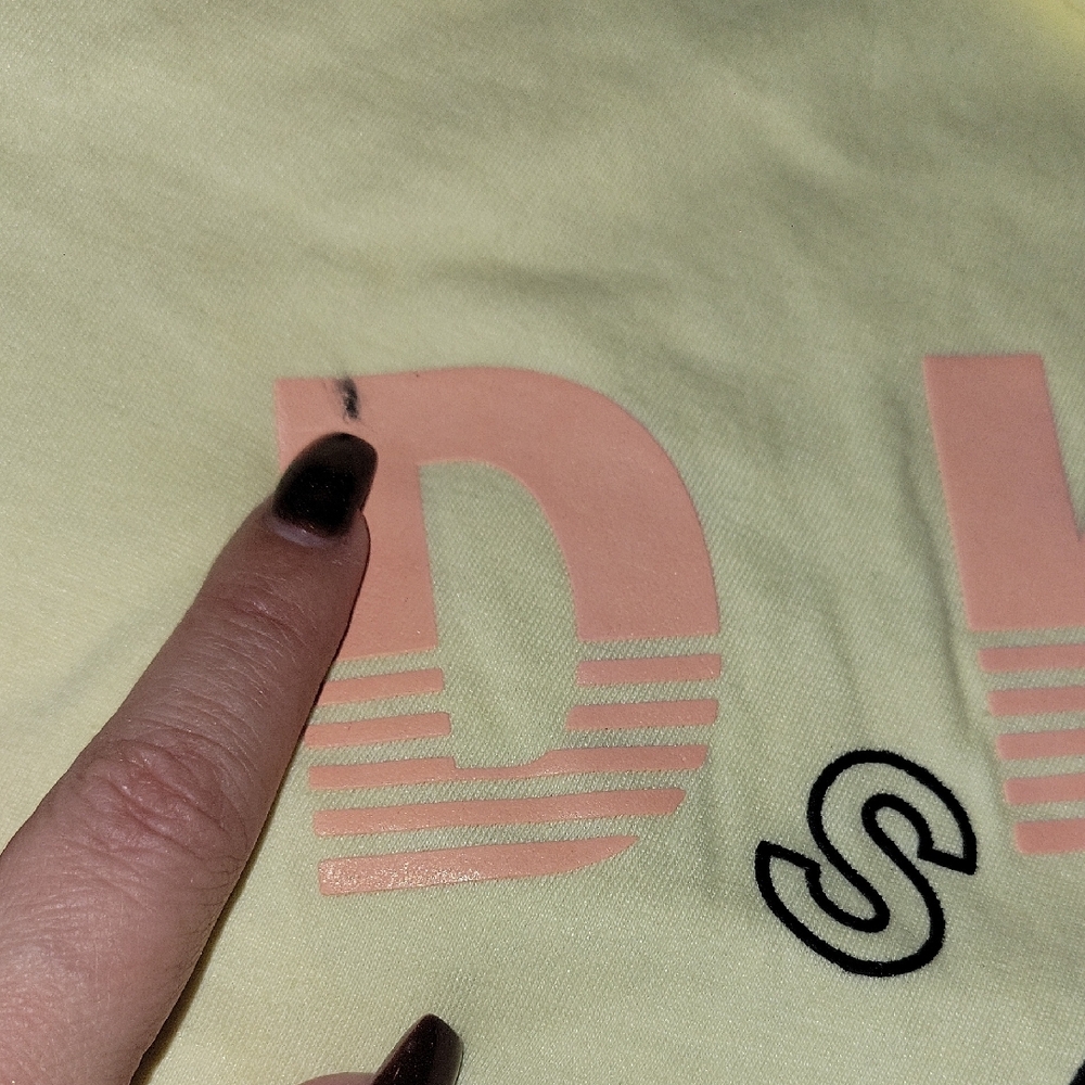 DKNY Kids Light Yellow Sport Tee - Picture 4 of 4